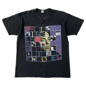Vintage Billy Joel 1989-90 Storm Front 80's 90's Tour Concert T-Shirt